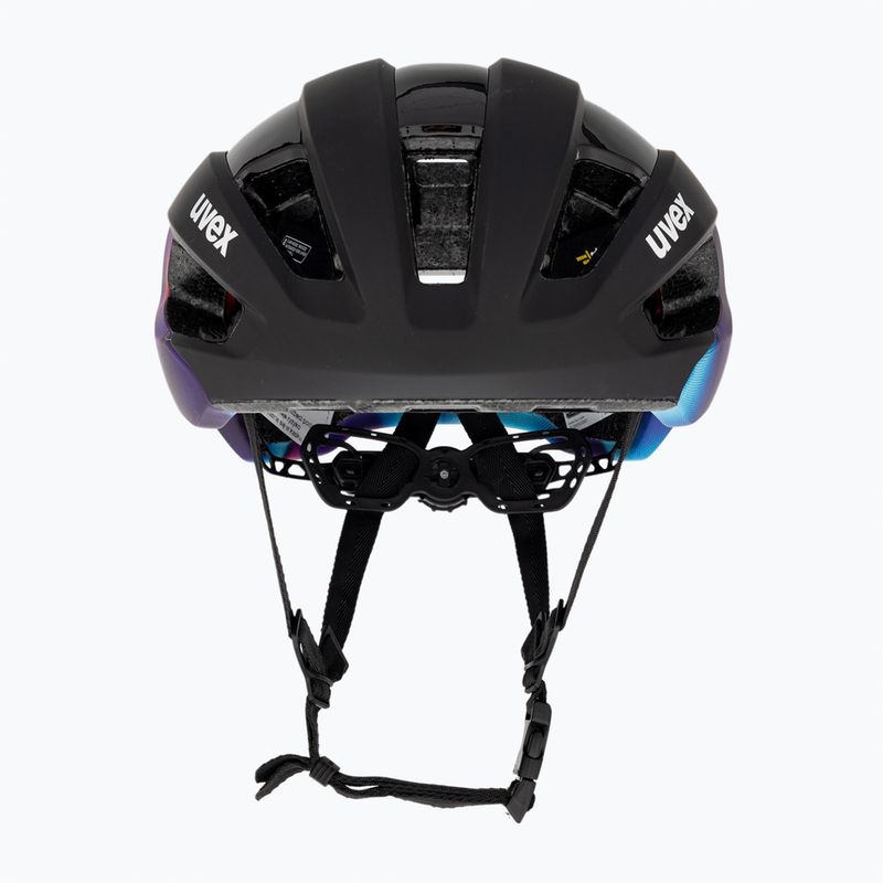 Casco da bici UVEX Rise Pro MIPS nero/galaxy opaco 2