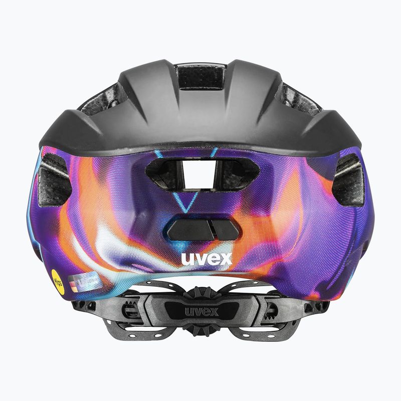 Casco da bici UVEX Rise Pro MIPS nero/galaxy opaco 8