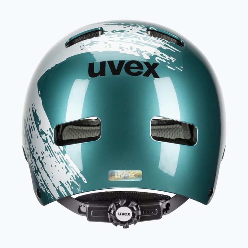 Casco bambino UVEX Kid 3 verde acqua / argento 3