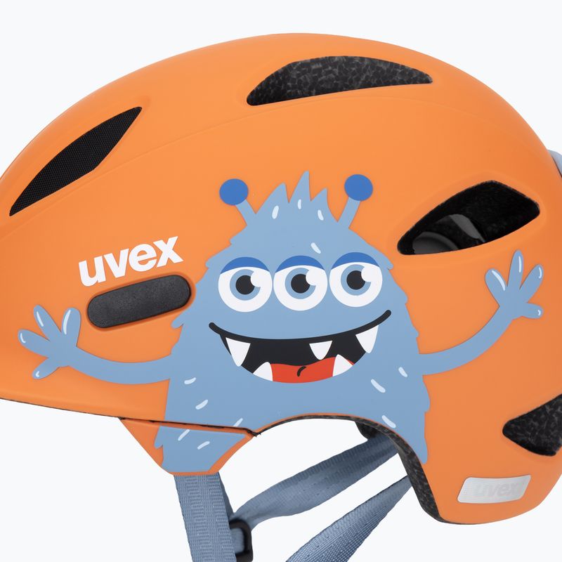 Casco da bici per bambini UVEX Oyo Style monster papaya opaco 7