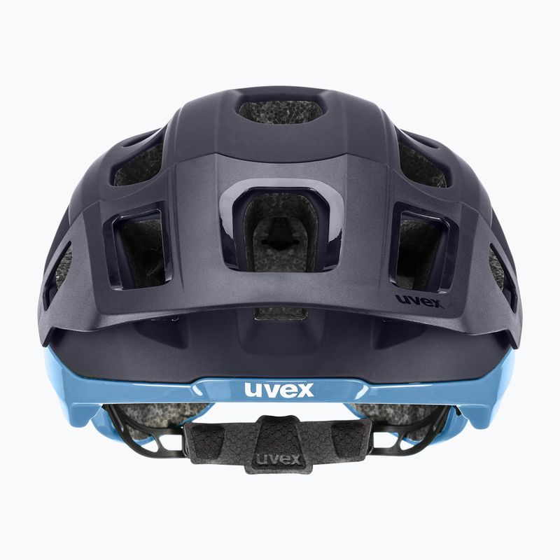 Casco da bicicletta UVEX React deep space/azure matt 7