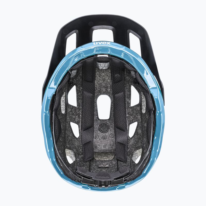 Casco da bicicletta UVEX React deep space/azure matt 10