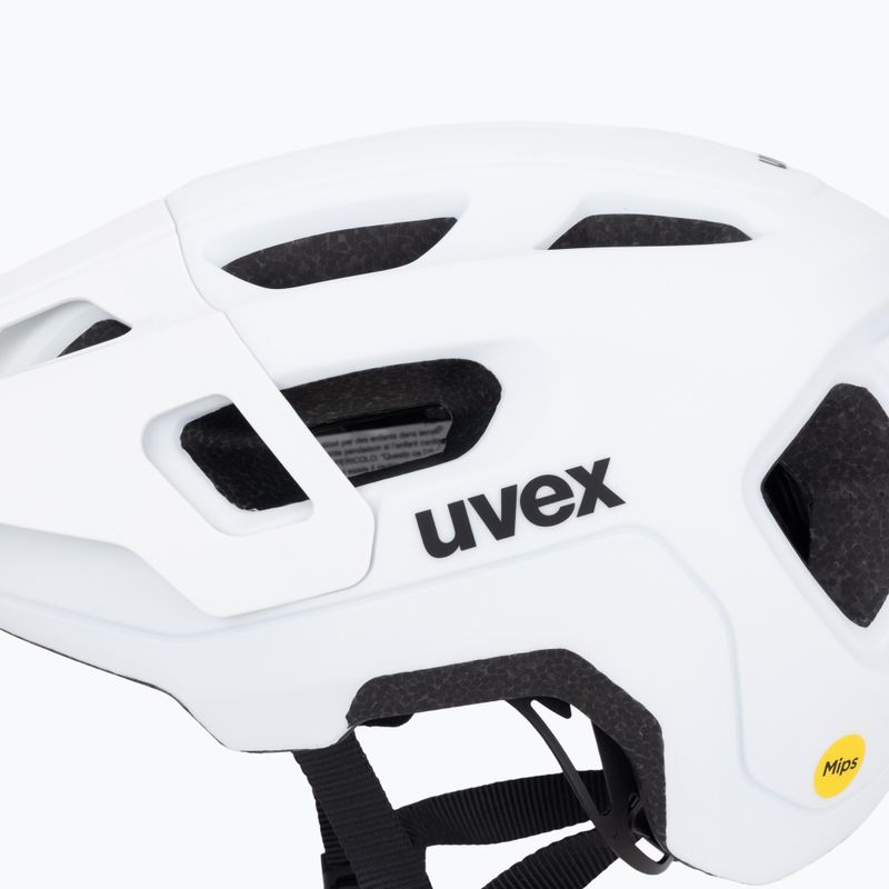 Casco da bici per bambini UVEX React MIPS Jr white matt 7