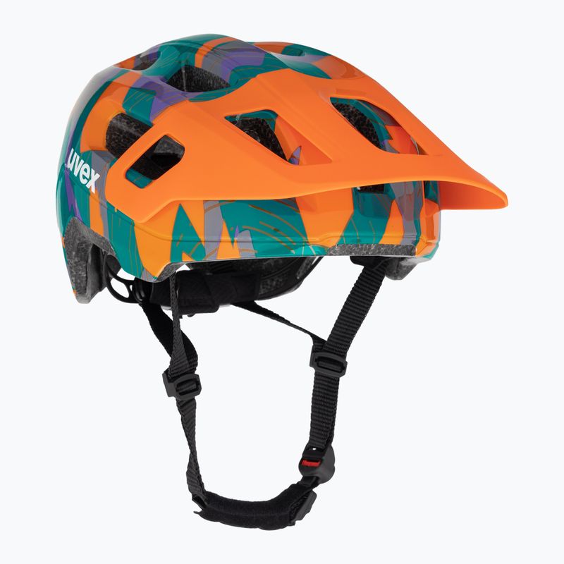 Casco da bici per bambini UVEX React Jr papaya camo