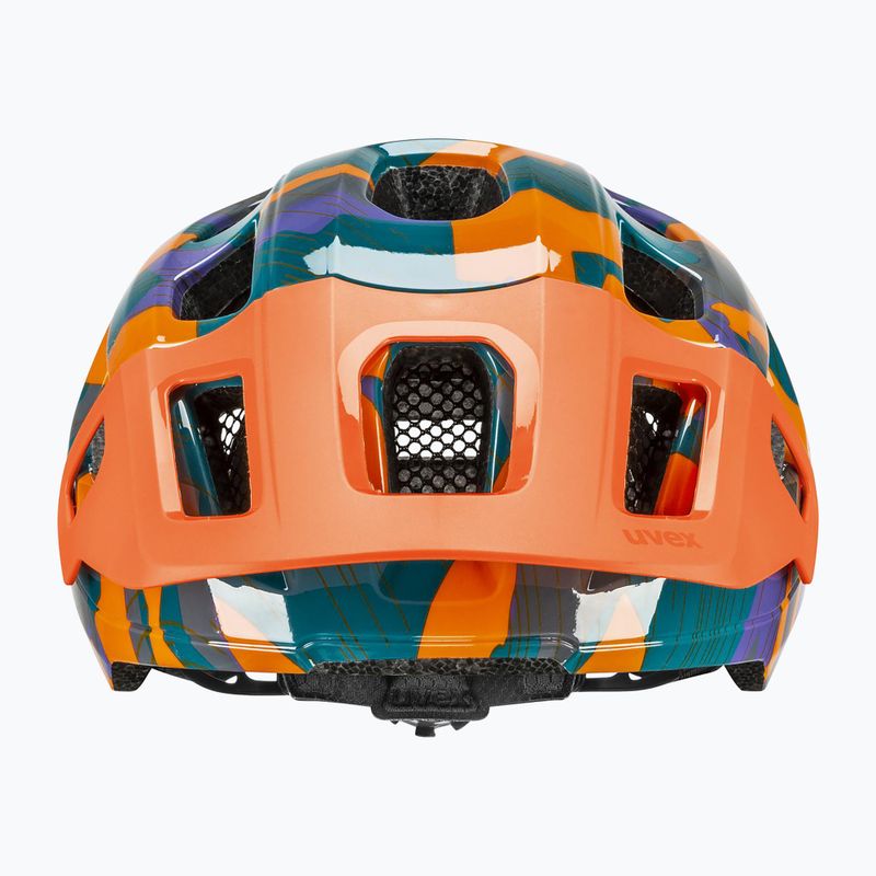 Casco da bici per bambini UVEX React Jr papaya camo 3