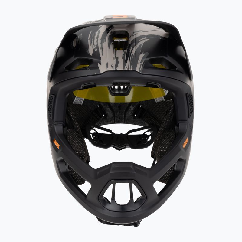 Casco da bicicletta UVEX Revolt MIPS quercia marrone/arancio opaco 2