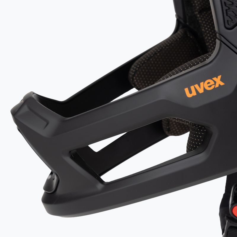 Casco da bicicletta UVEX Revolt MIPS quercia marrone/arancio opaco 4