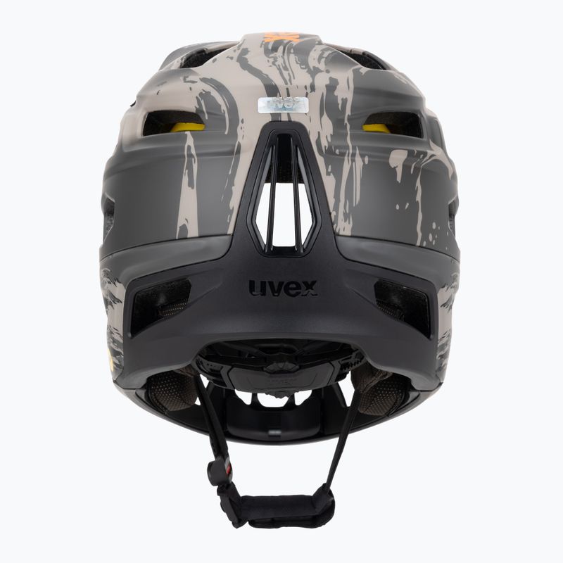 Casco da bicicletta UVEX Revolt MIPS quercia marrone/arancio opaco 5