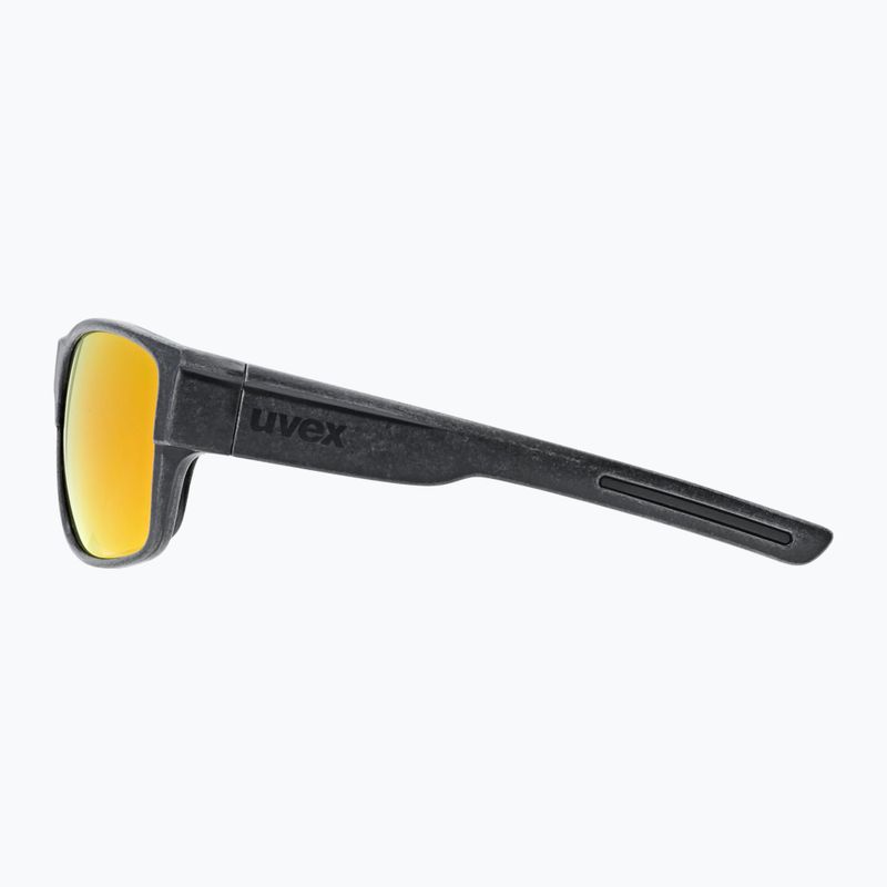 Occhiali da sole UVEX Esntl Urban nero opaco/rosso specchiato 4