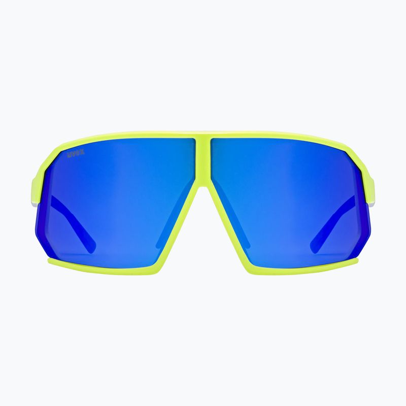 Occhiali da sole UVEX Sportstyle 237 giallo blu opaco/blu specchiato 2