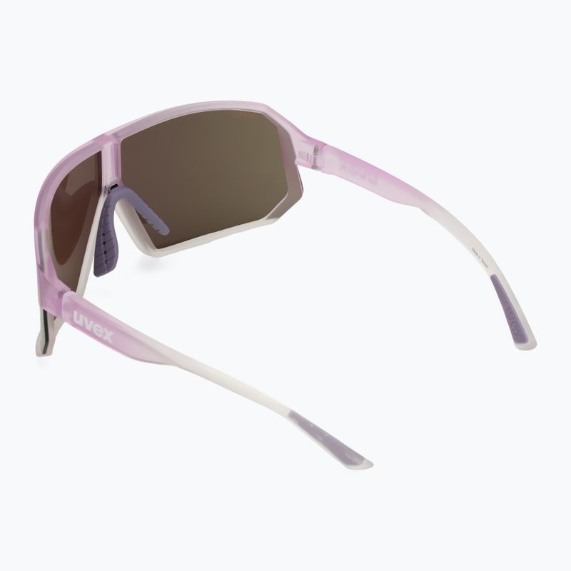Occhiali da sole UVEX Sportstyle 237 viola sfumato/viola specchiata 2
