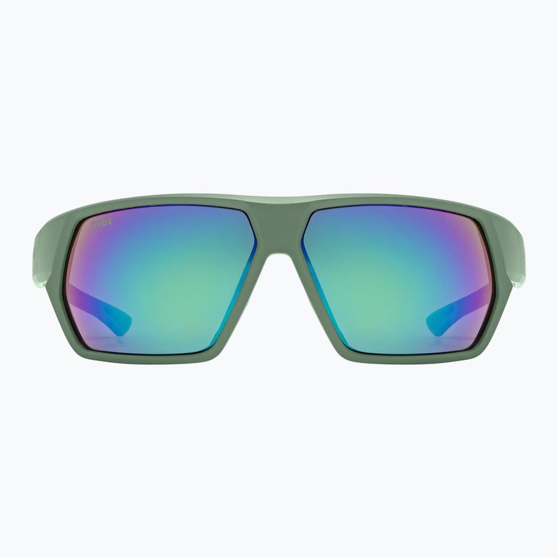 Occhiali da sole UVEX Sportstyle 238 opaco muschio/verde specchio 2