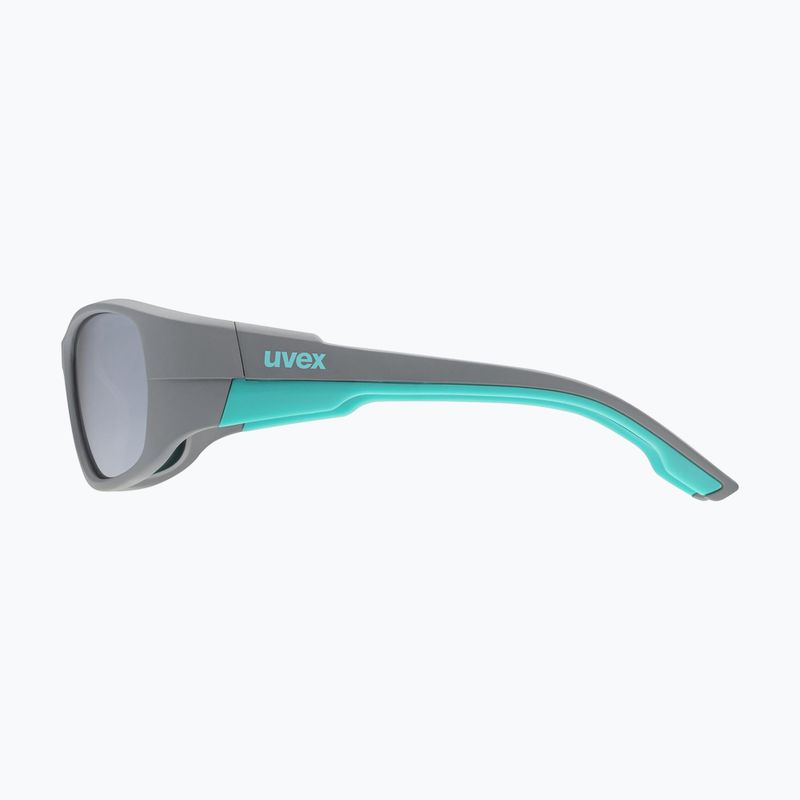 UVEX occhiali da sole per bambini Sportstyle 514 grigio opaco/argento specchiato 4