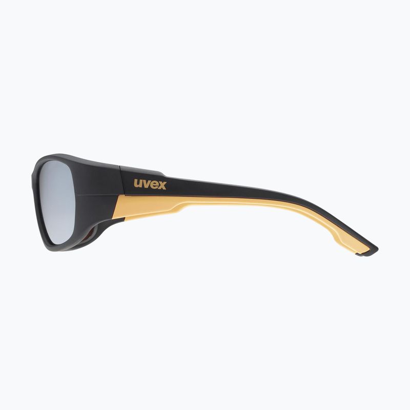 UVEX occhiali da sole per bambini Sportstyle 514 nero opaco/argento specchiato 4
