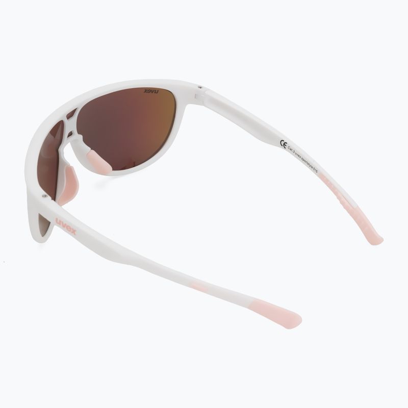 Occhiali da sole per bambini Sportstyle 515 bianco opaco/rosa specchiato 2