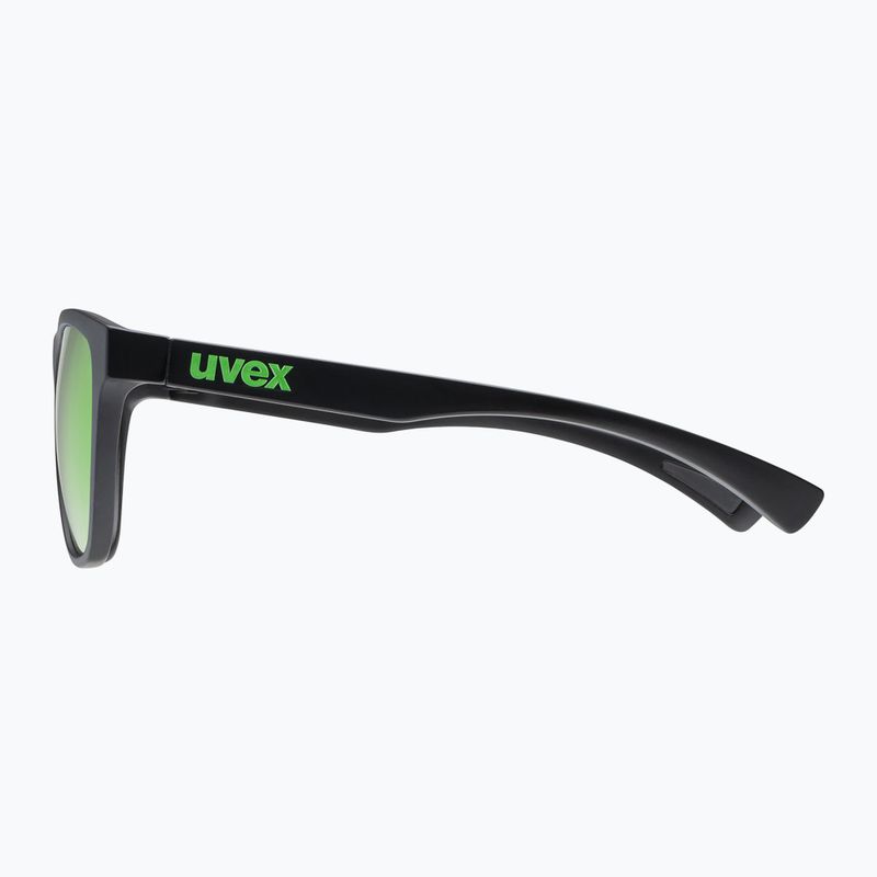 Occhiali da sole UVEX Esntl Spirit nero opaco/verde specchio 4