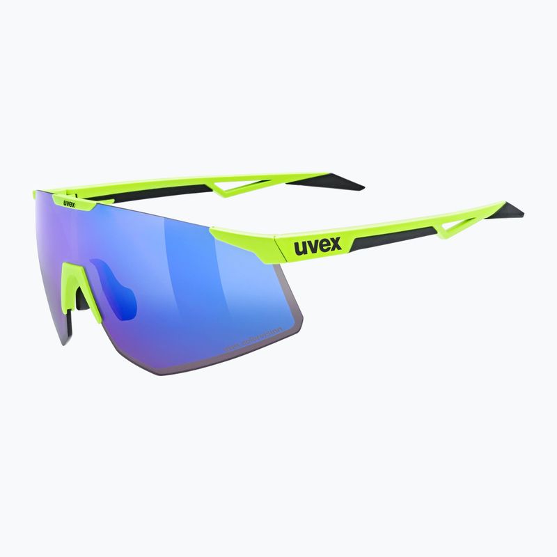 Occhiali da sole UVEX Pace Perform CV giallo opaco/blu specchiato