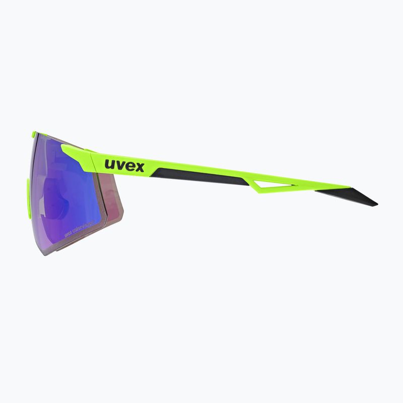 Occhiali da sole UVEX Pace Perform CV giallo opaco/blu specchiato 4