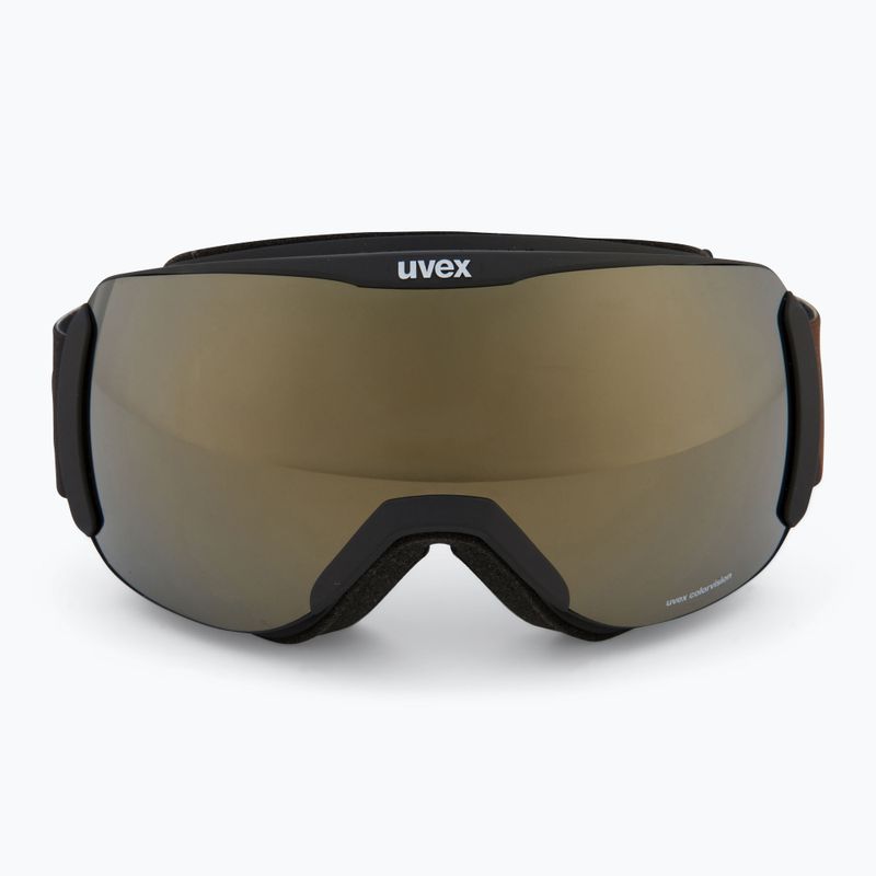 UVEX Downhill 2100 CV occhiali da sci nero opaco/verde specchio cooper 2