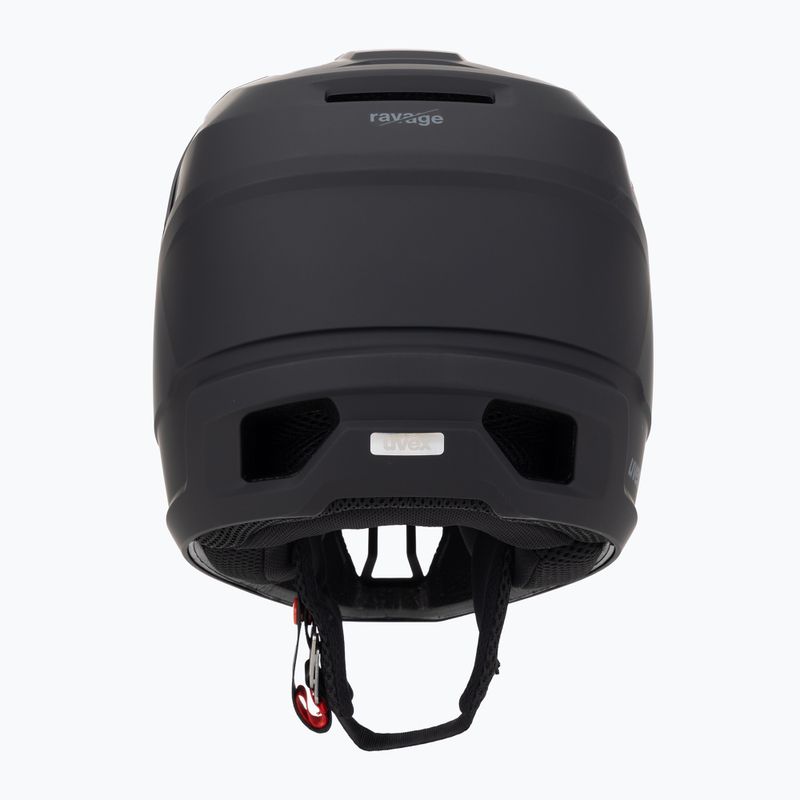 UVEX casco da bici Ravage nero/rhino opaco 4