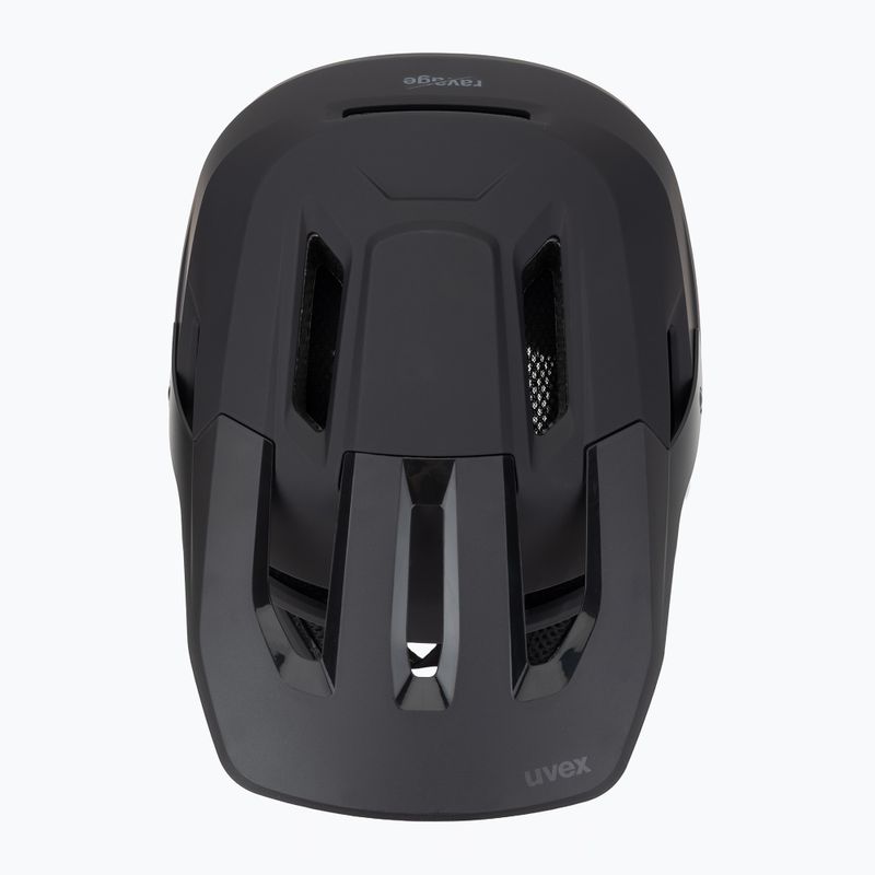 UVEX casco da bici Ravage nero/rhino opaco 6