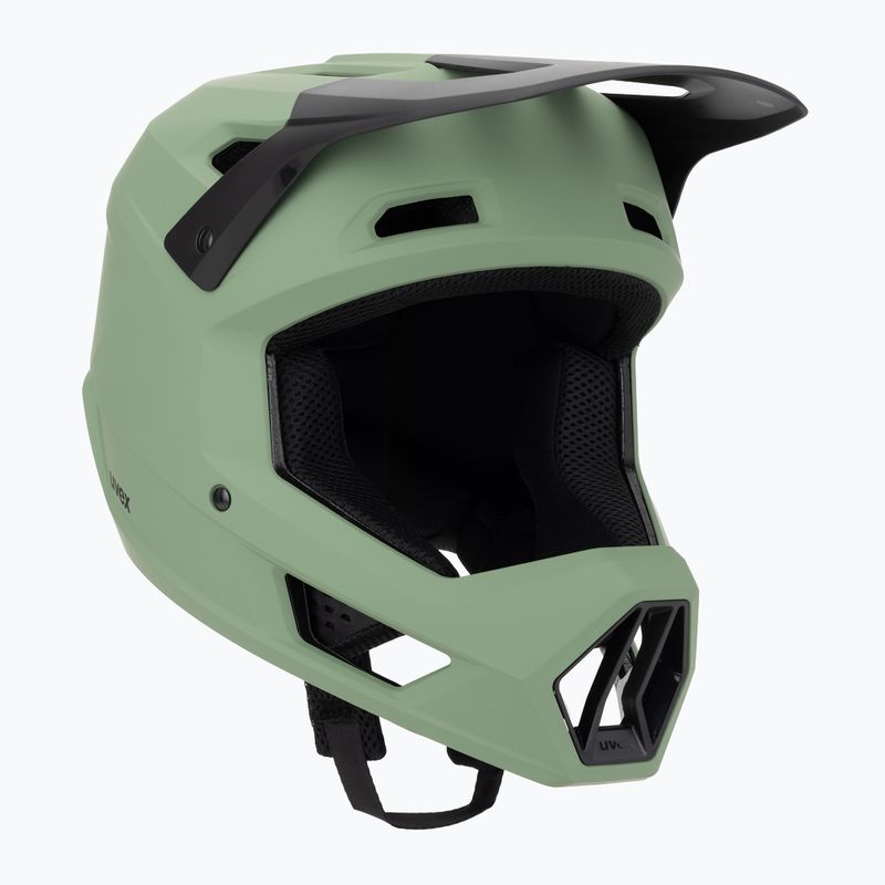 UVEX casco da bici Ravage verde muschio/nero opaco