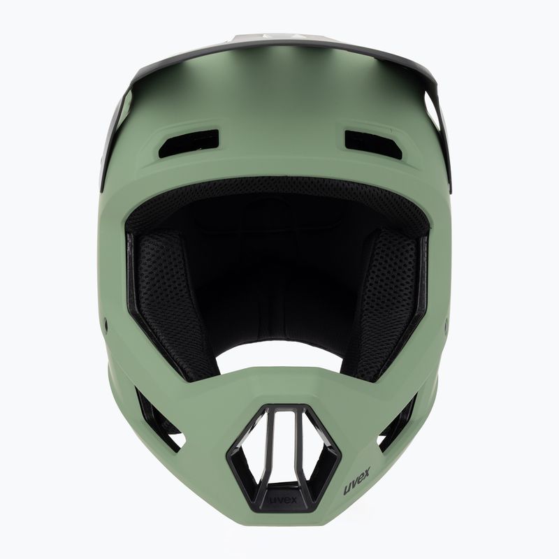 UVEX casco da bici Ravage verde muschio/nero opaco 2