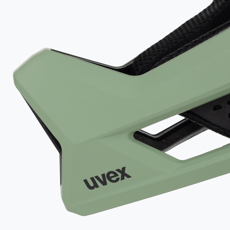 UVEX casco da bici Ravage verde muschio/nero opaco 7