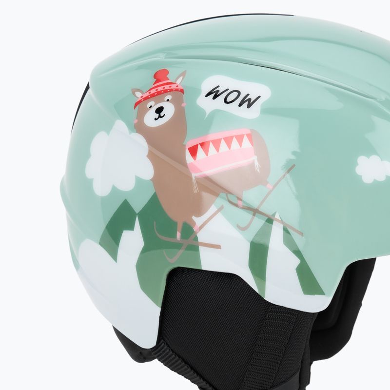 Casco da sci per bambini UVEX Viti Jr jade camel 7