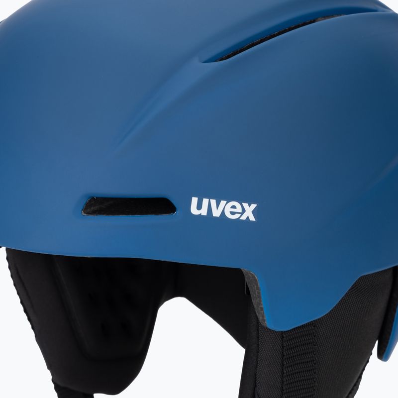 Casco da sci per bambini UVEX Viti blu opaco 7