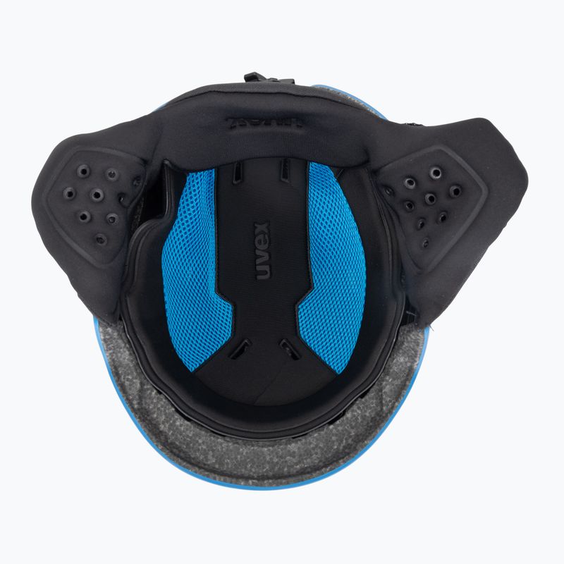 Casco da sci per bambini UVEX Viti blu opaco 10