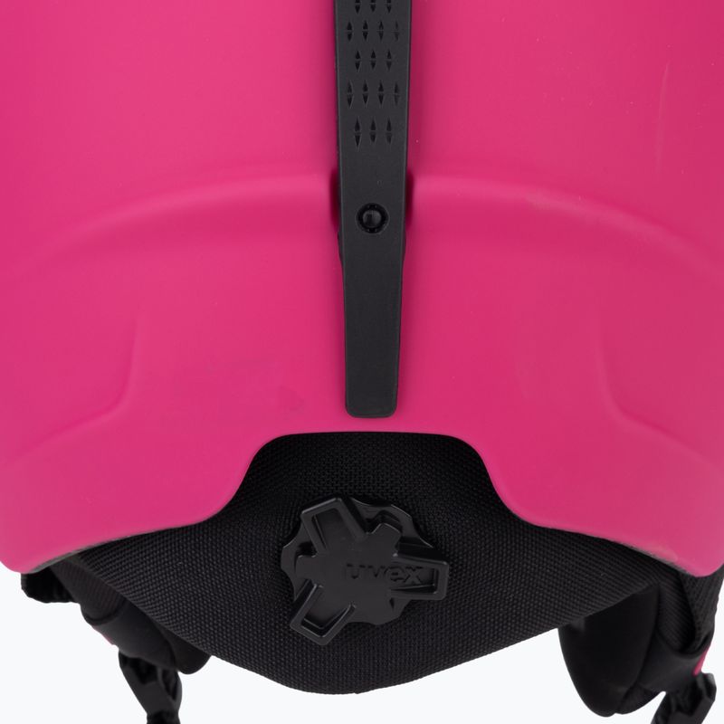 Casco da sci UVEX per bambini Viti rosa opaco 10