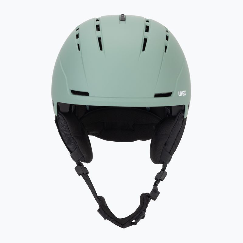 Casco da sci UVEX Stance MIPS verde ossido/nero opaco 2