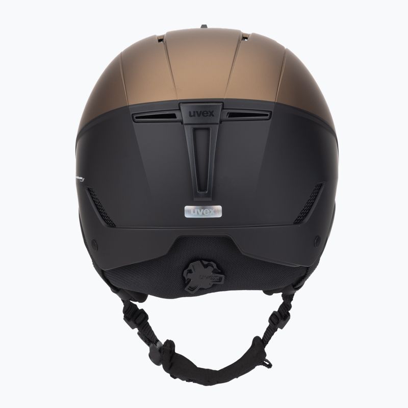 Casco da sci UVEX Stance marrone/nero opaco 4
