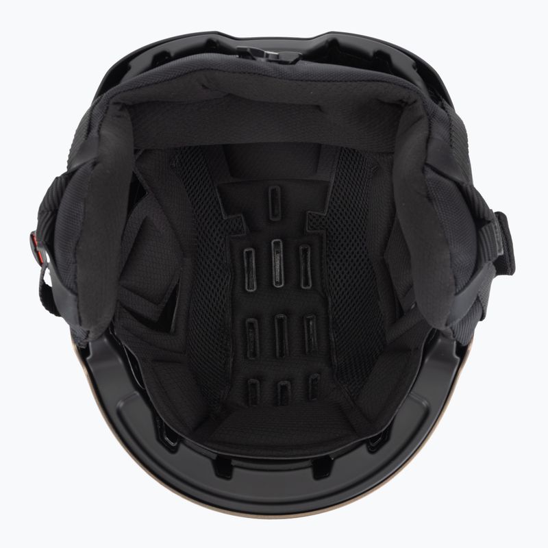Casco da sci UVEX Stance marrone/nero opaco 5