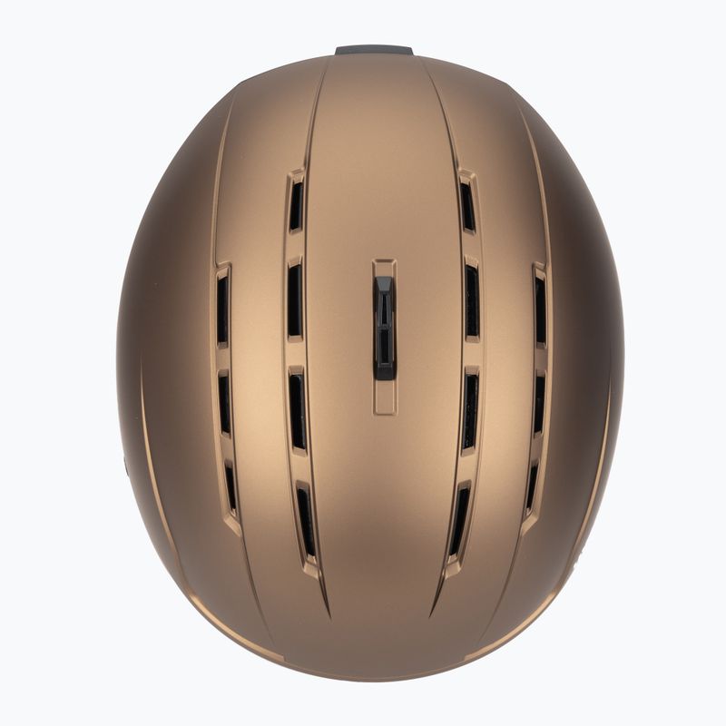 Casco da sci UVEX Stance marrone/nero opaco 6