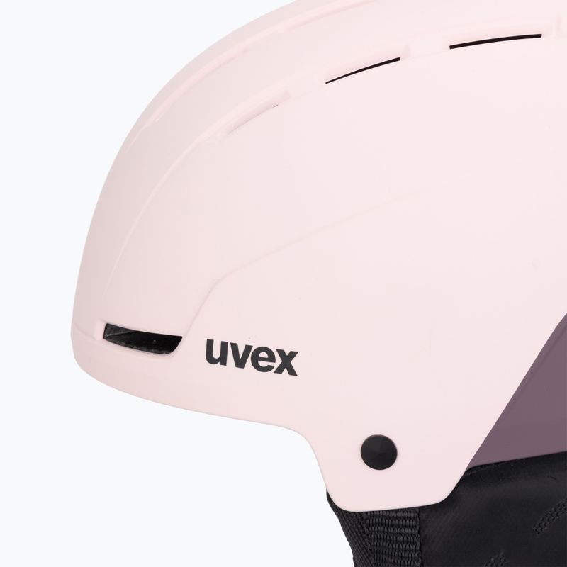 Casco da sci UVEX Stance powder/plum matt 7