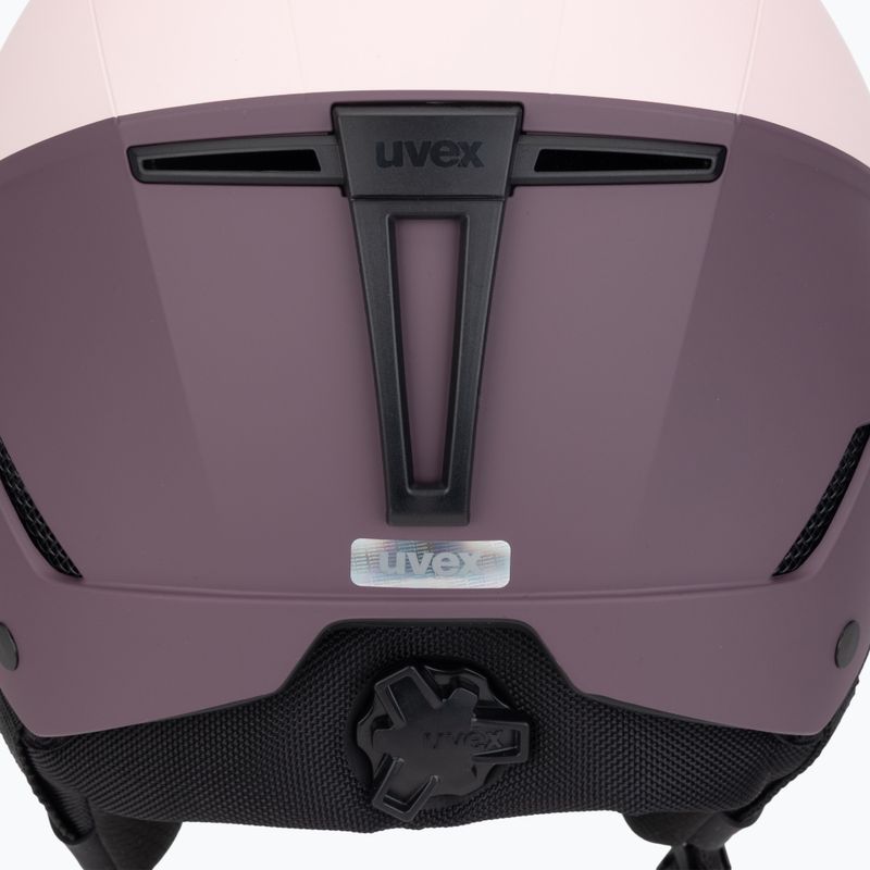 Casco da sci UVEX Stance powder/plum matt 8