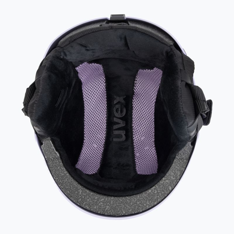 Casco da sci UVEX Wanted cool lavanda opaco 5