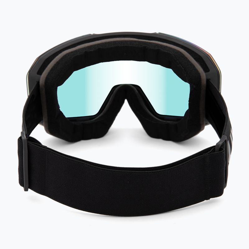 UVEX Evidnt Attract V + custodia nero opaco/specchio arcobaleno chiaro 4