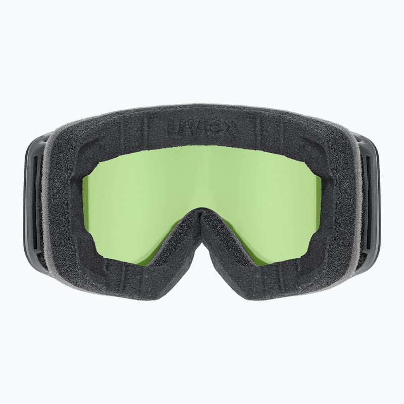 UVEX occhiali da sci per bambini Pwdr FM nero opaco/specchio rosa verde chiaro 3