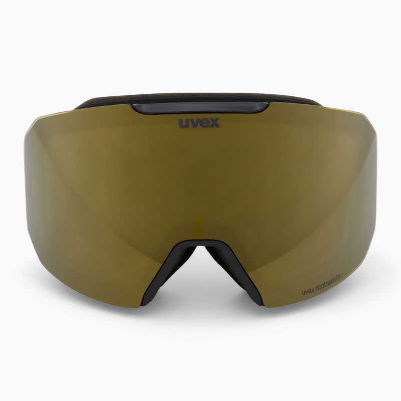 UVEX Evidnt Attract + custodia nero opaco/specchio cooper giallo chiaro 3