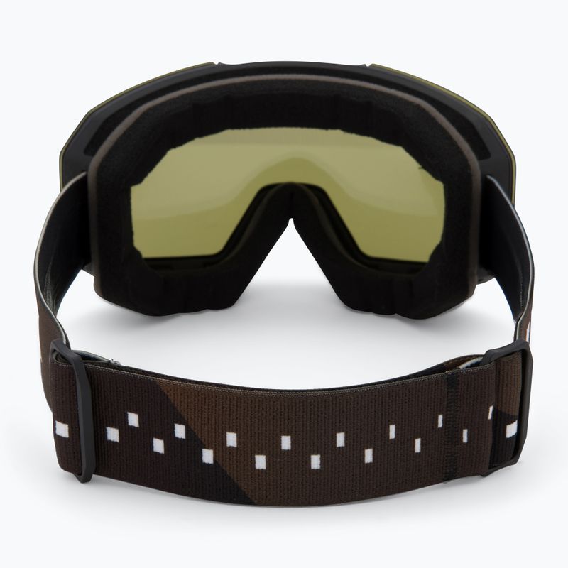 UVEX Evidnt Attract + custodia nero opaco/specchio cooper giallo chiaro 4