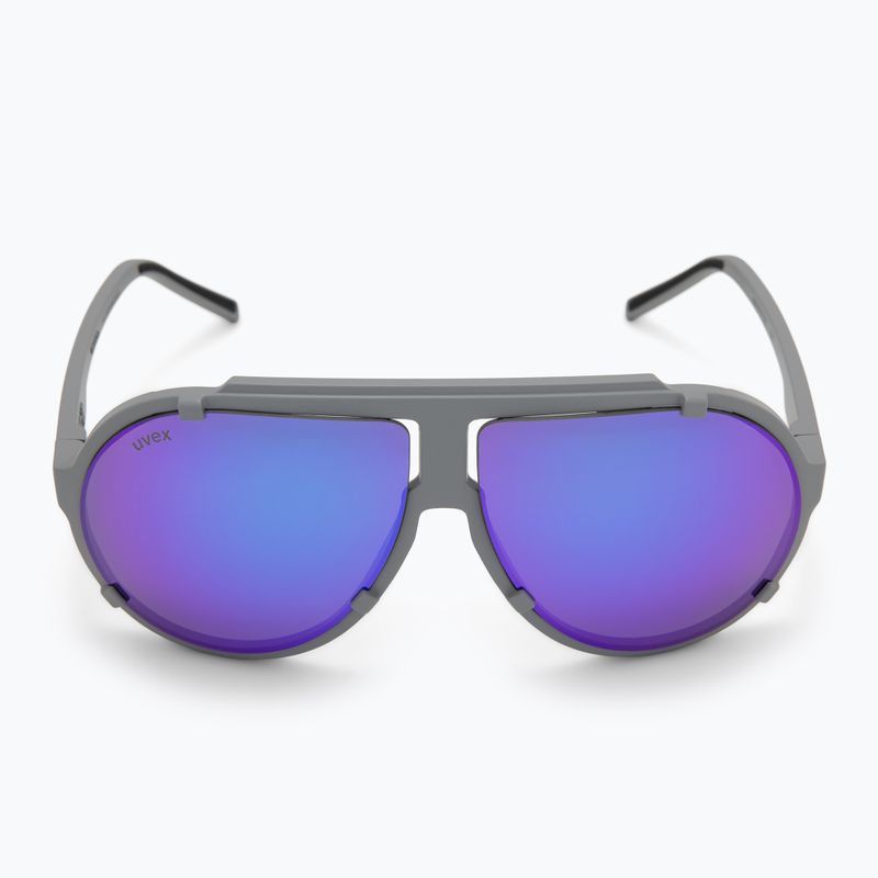 Occhiali da sole UVEX Esntl Pina grigio opaco/viola specchiata 3