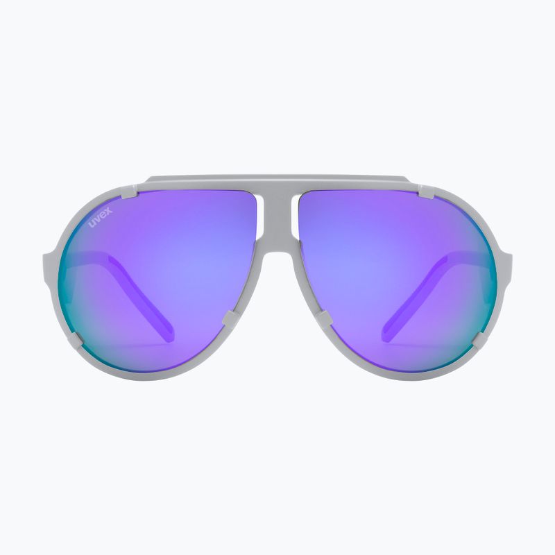 Occhiali da sole UVEX Esntl Pina grigio opaco/viola specchiata 2