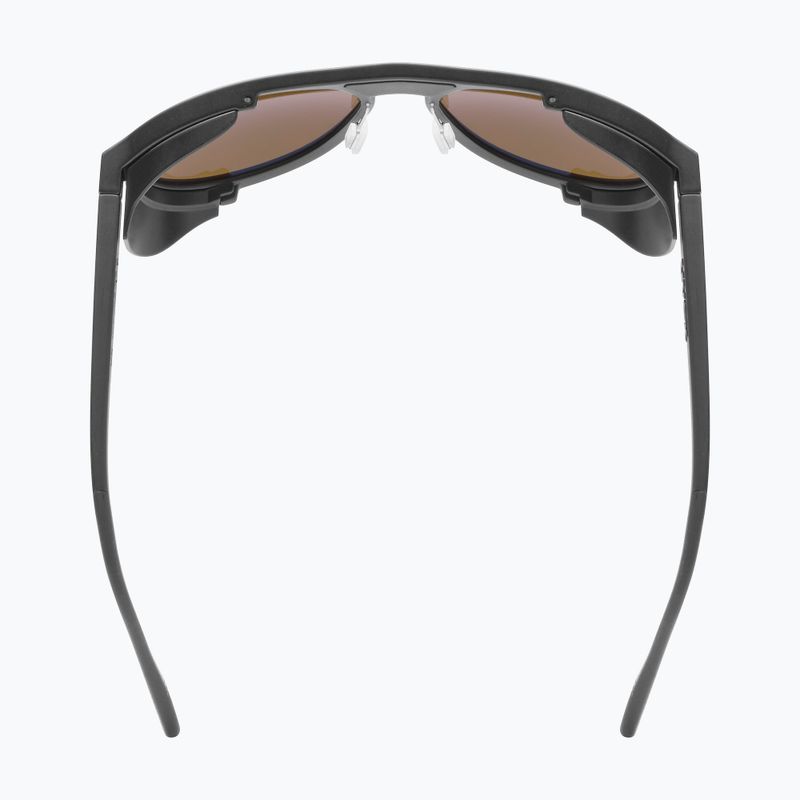 Occhiali da sole UVEX MTN Classic Pure nero opaco/rosso specchio 4