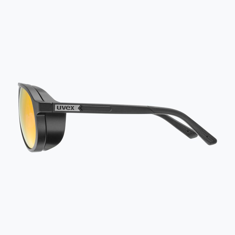 Occhiali da sole UVEX MTN Classic Pure nero opaco/rosso specchio 5
