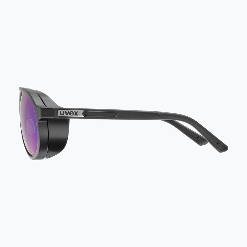 Occhiali da sole UVEX MTN Classic Pure nero opaco/verde specchio 5