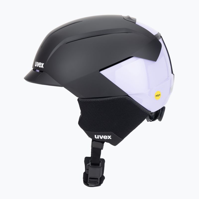 Casco da sci UVEX Levitate MIPS nero/lavanda opaco 3