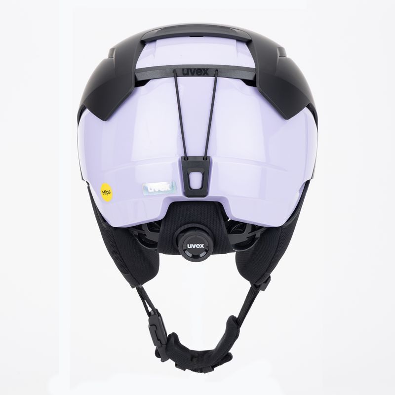 Casco da sci UVEX Levitate MIPS nero/lavanda opaco 4